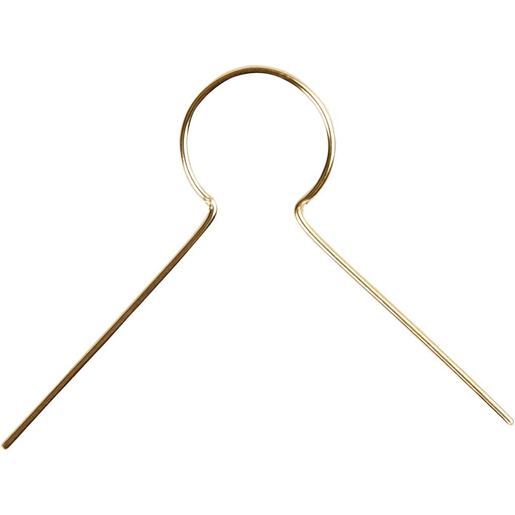 CC Metal Pendant 22 mm Gold Plated 50 pcs