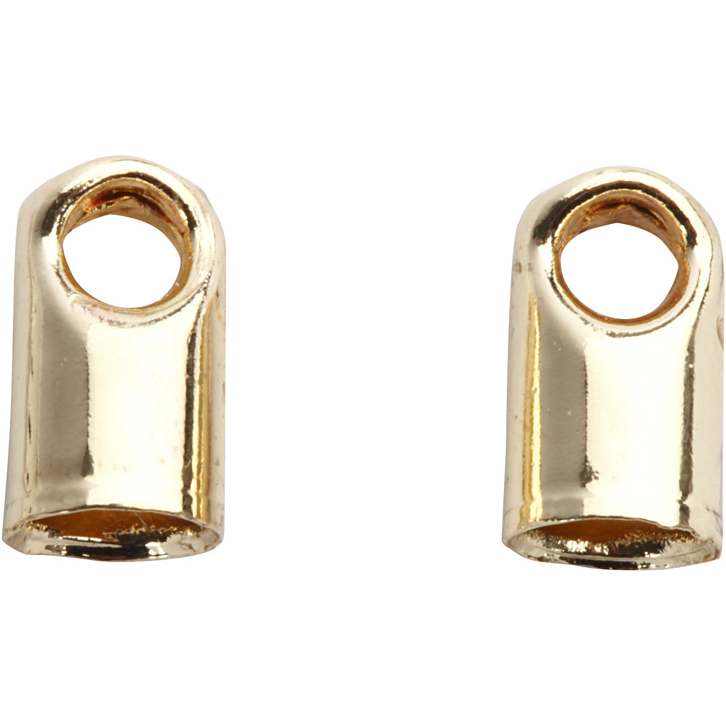 CC End Cap 3.2mm Gold Plated 10 Pcs