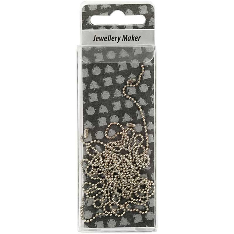 CC Ball Chain 1.5mm Silver 3m