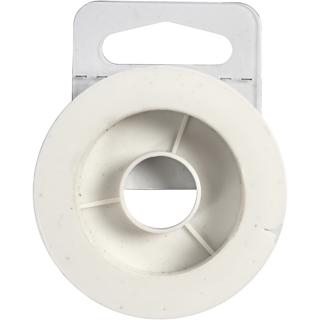 CC Elastisch Draad Plat 1 mm Transparant 10 m