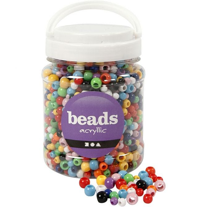 CC Pony Kralen Mix 6-10 mm Multi 430 gr