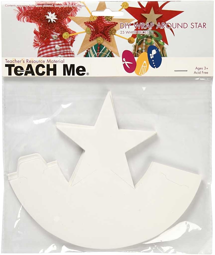 TeACH Me Paper Wrapping Stars 21 x 25 x 0.70 cm 25 pieces
