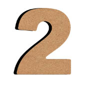 Gomille MDF Number 2 8 cm