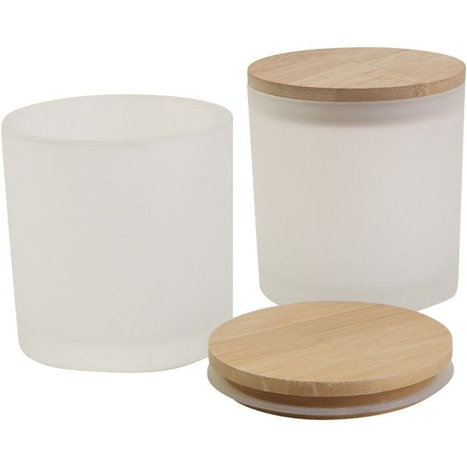 CC Gläser mit Holzdeckeln 8 cm 12 Stück