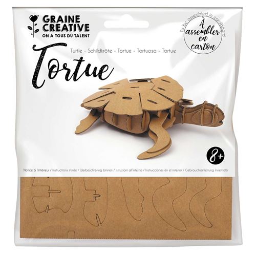GC 3D Cardboard Model Turtle Set 15 x 16 cm