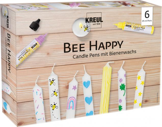 Kreul Kerzenmalfarbe Set 6x29 ml Bee Happy | GoedkoopsteHobby