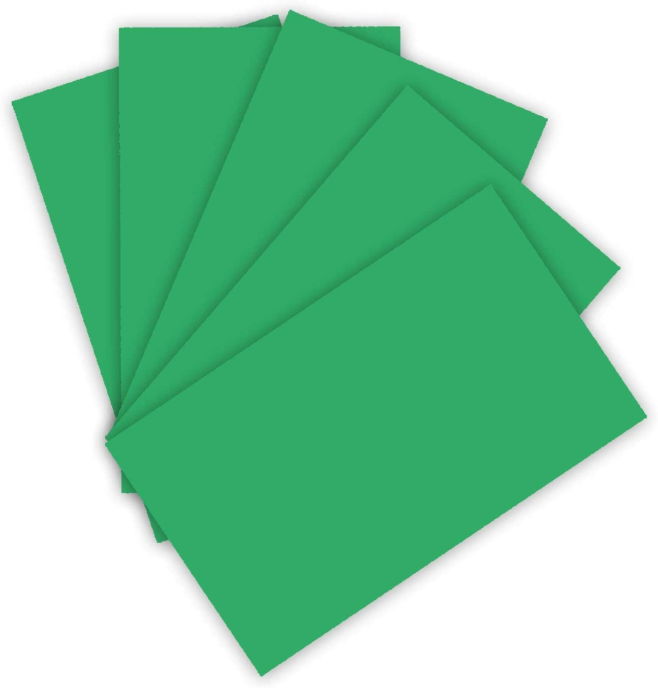 Folia Zeichenpapier 50x70 cm 130 g 10 Blatt Smaragdgrün