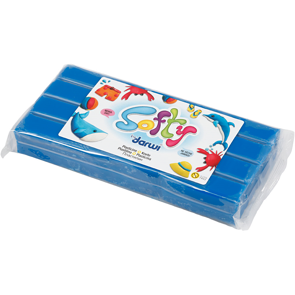 CC Softy Modelling Clay Plasticine 500g Blue