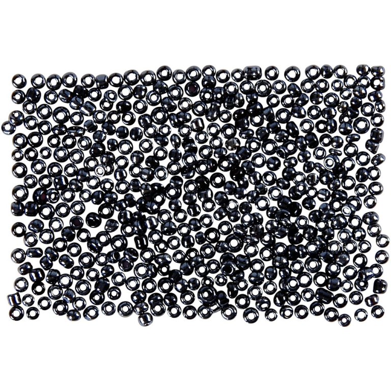CC Rocailles 1,7 mm Donkergrijs 25 gr
