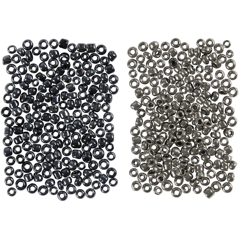 CC Rocailles Set 1,7 mm Grijs 14 gr