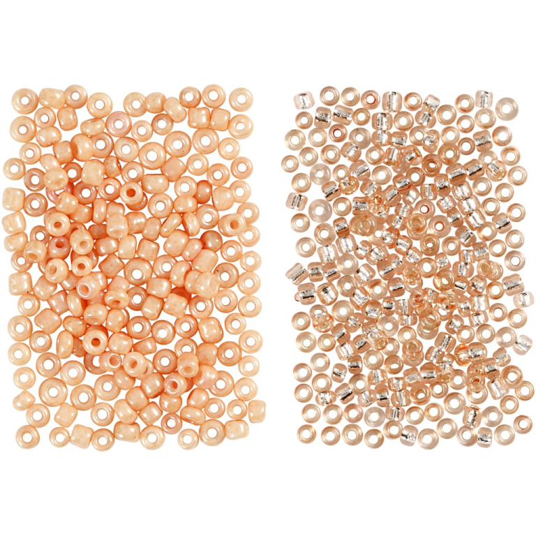 CC Rocailles Set 1,7 mm Pfirsich 14 gr
