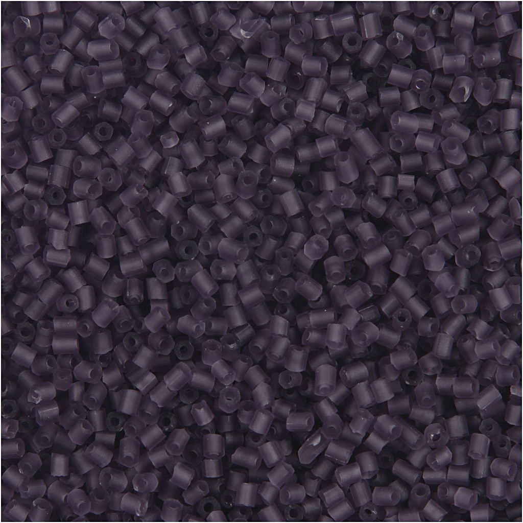CC Rocailles 2-cut 1,7 mm Frosted Lila 25 gr