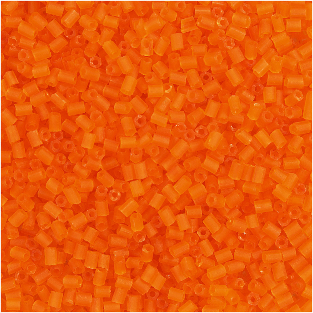 CC Rocailles 2-cut 1.7mm Transparent Orange 25g