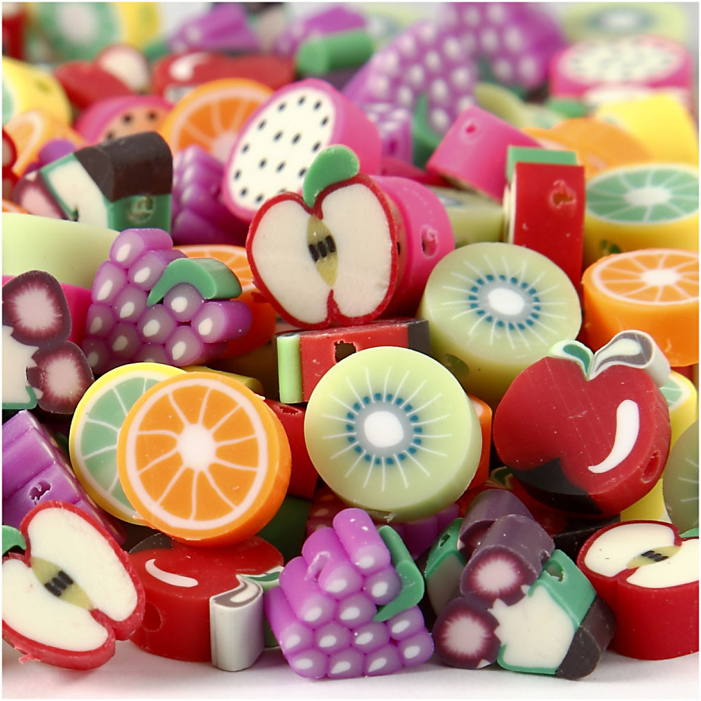 CC Klei Kralen Fruit 10 mm 200 stuks