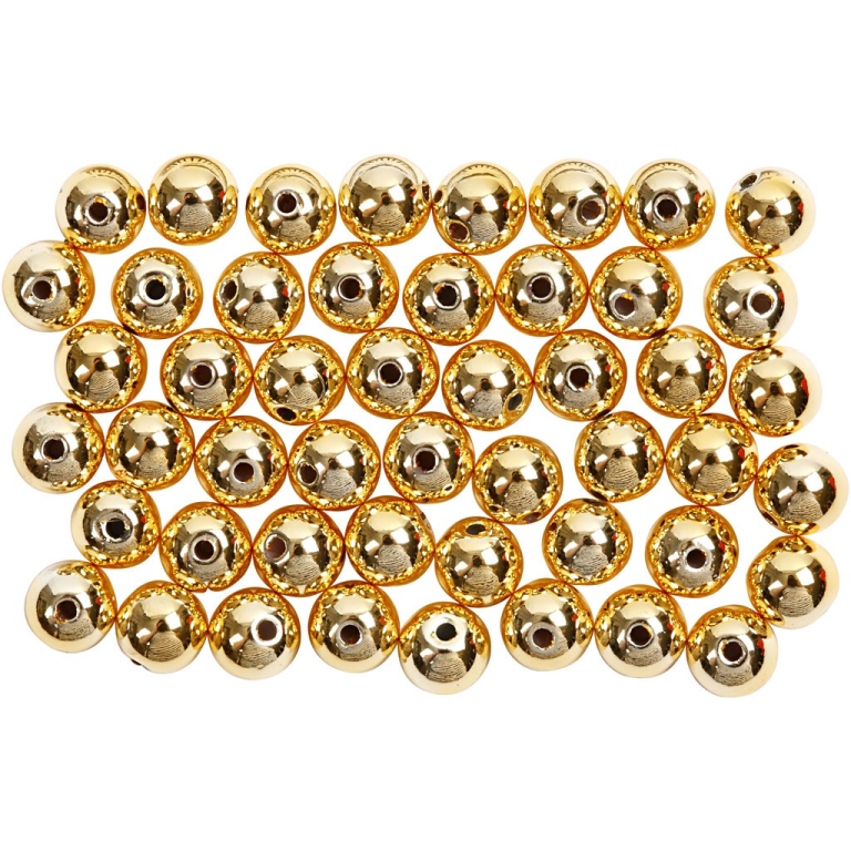 CC Wax Beads 5 mm Gold 100 pcs