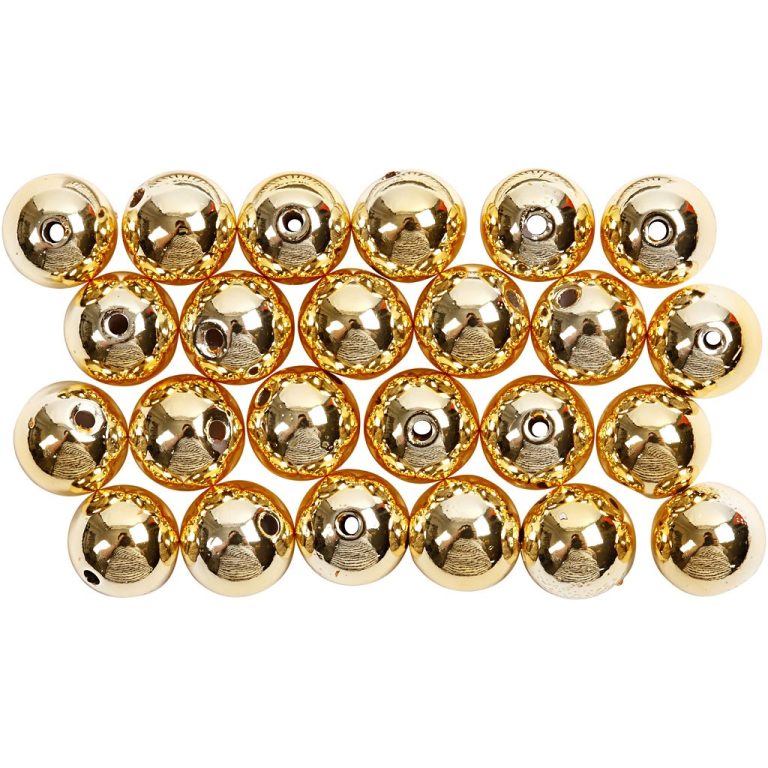 CC Wachsperlen 8 mm Gold 50 Stück