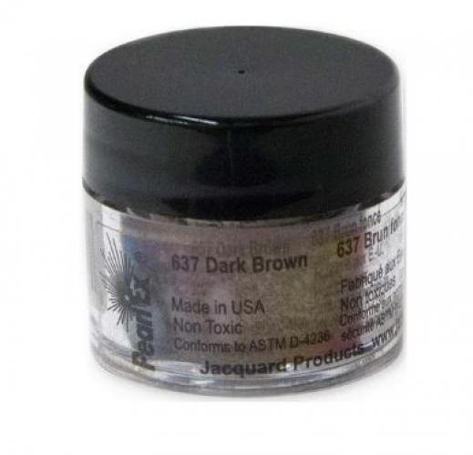 PearlEx Pigmentpoeder 3gr Darkbrown - Polymeerklei & Boetseerklei.