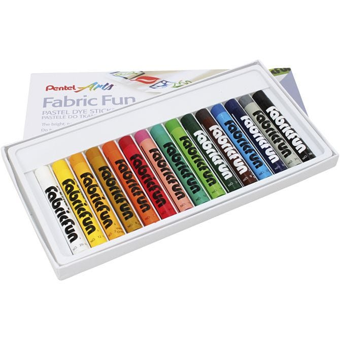 CC Textilkreide-Set, 15-teilig