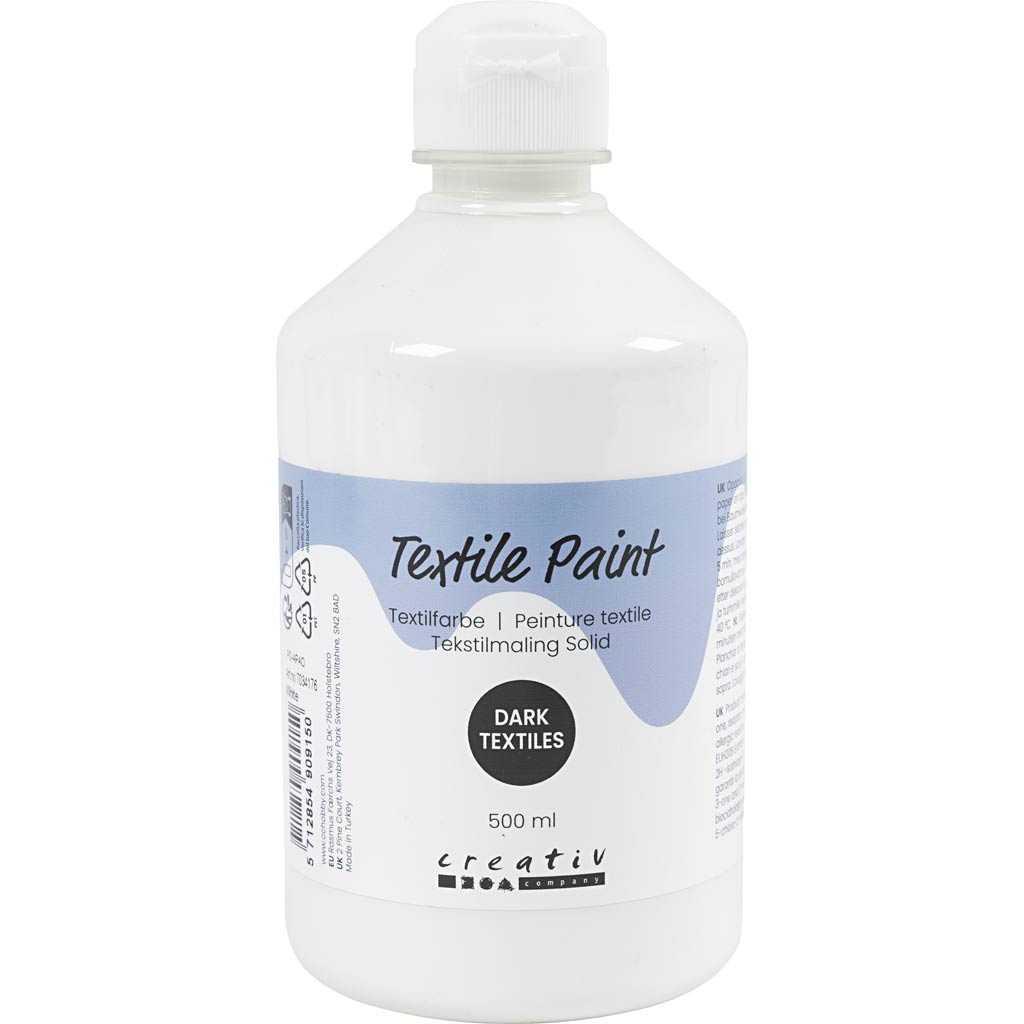 CC Textielverf Dekkend Wit 500ml
