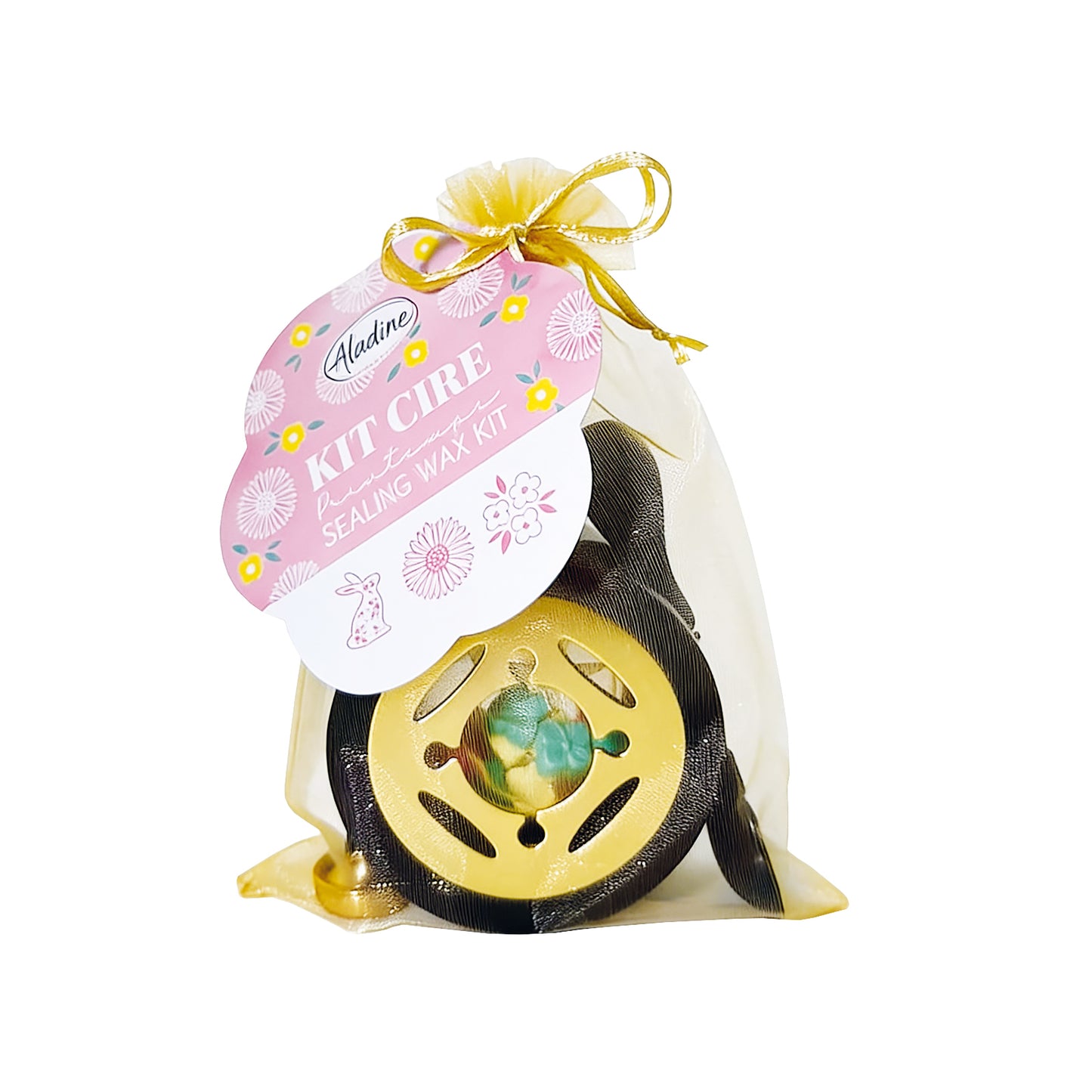 Aladine Wax Set Geschenkbeutel Frühling
