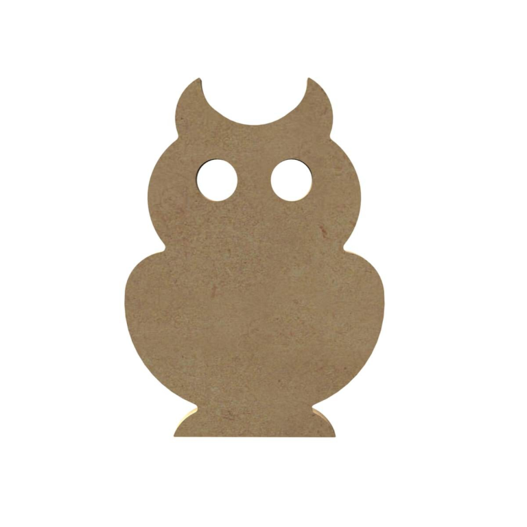MDF-Figur Eule 26 cm