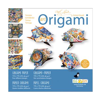 Fridolin Art Origami 15x15 cm 20 Blatt Schildkröten