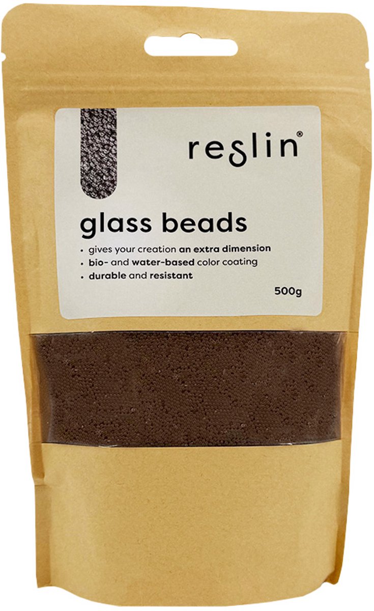 Reslin Glaskugeln 500 g Hellbraun