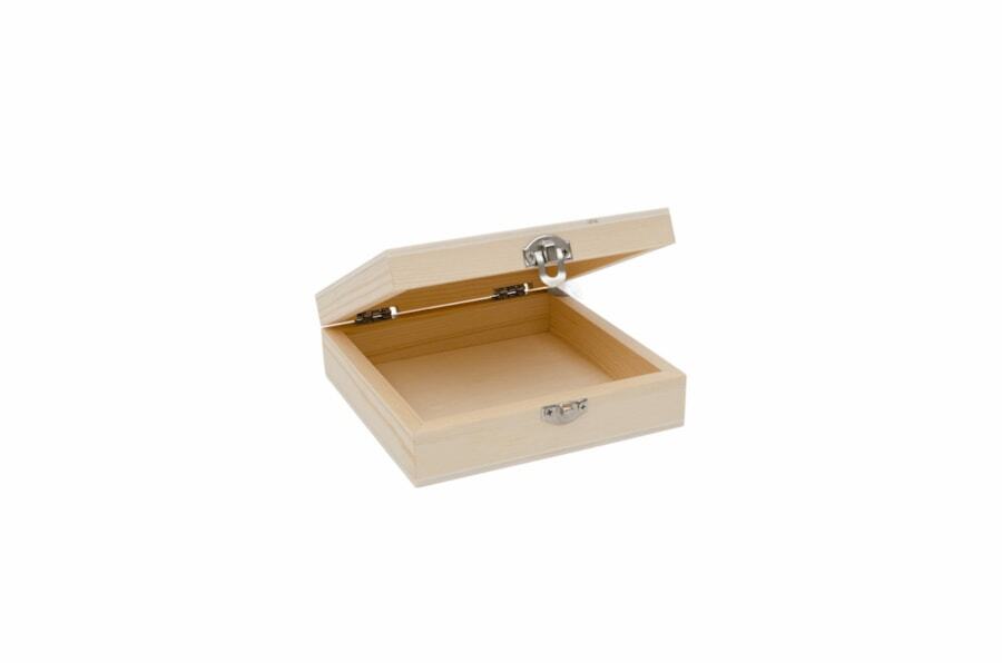 Holzschachtel 12x12x4 cm