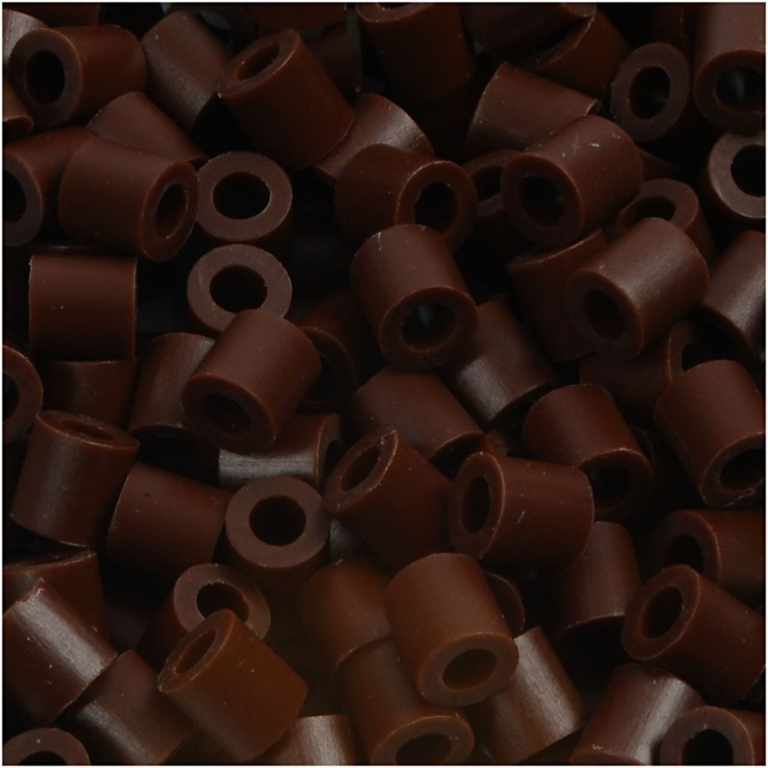 Nabbi Iron-on Beads Brown 1100 pieces