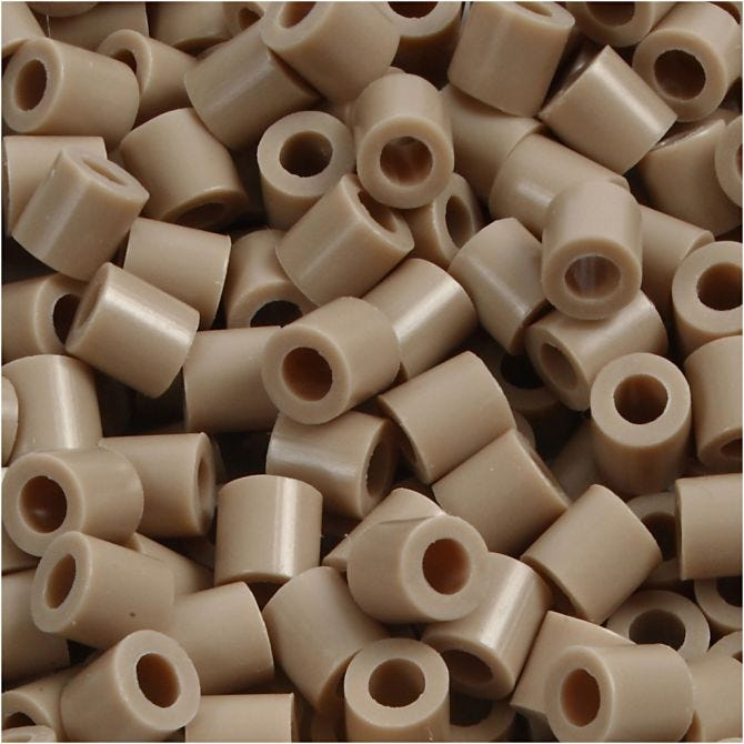 Nabbi Strijkkralen Beige 6000 stuks