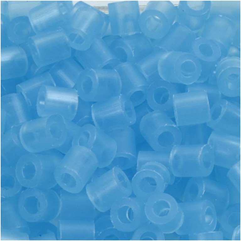 Nabbi Iron-on Beads Neon Blue 1100 pieces