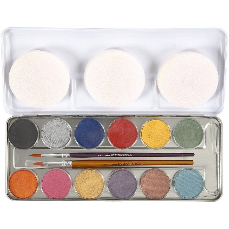 Eulenspiegel Schminkpalette 12 Farben
