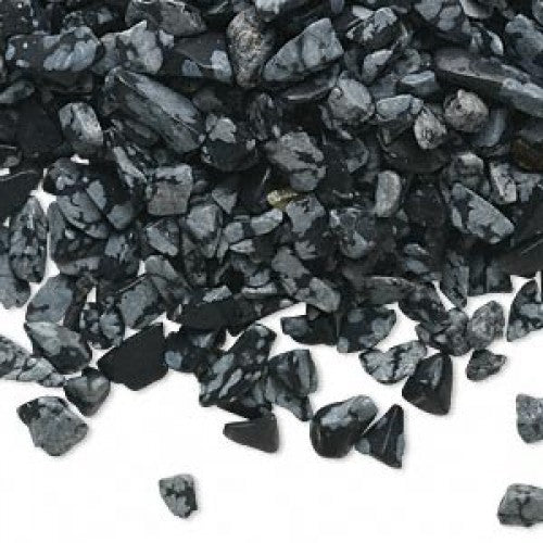 Afwerking Obsidian Chips 50 gram - Polymeerklei / Boetseerklei