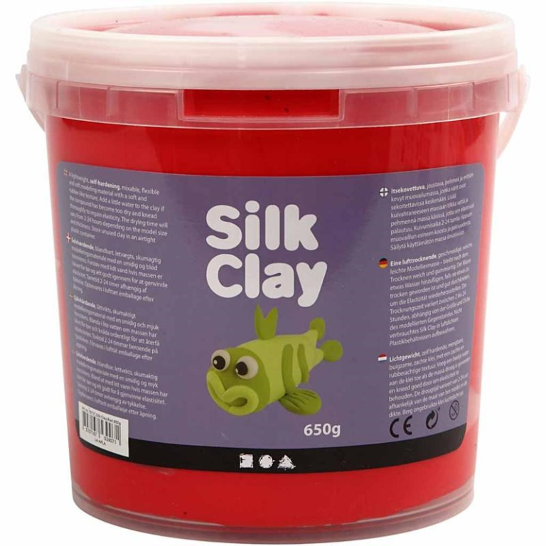 Silk Clay® 650 gr Rood