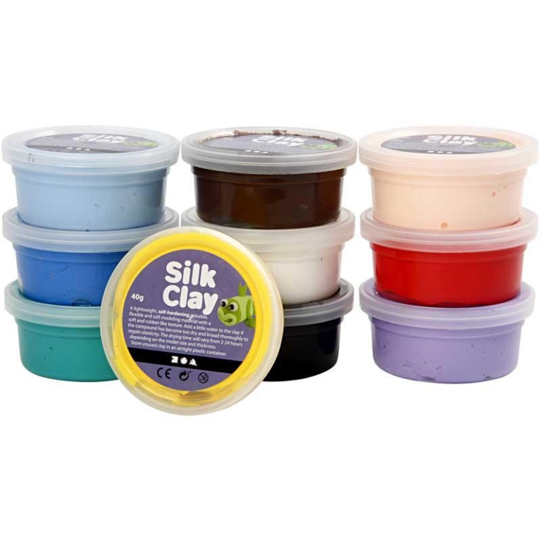 Silk Clay® Set Basis 10x40 gr