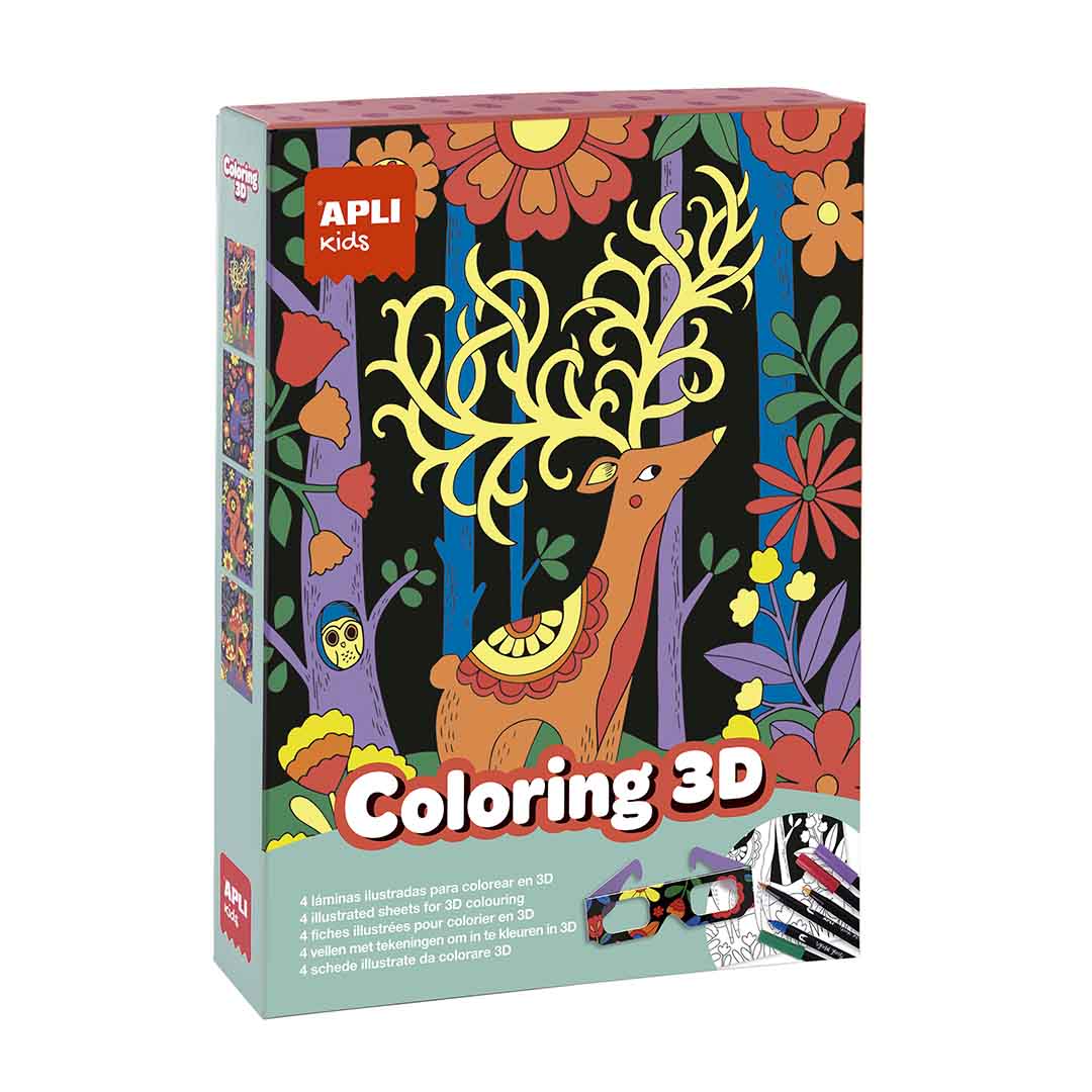 Apli 3D Kleurset Dieren