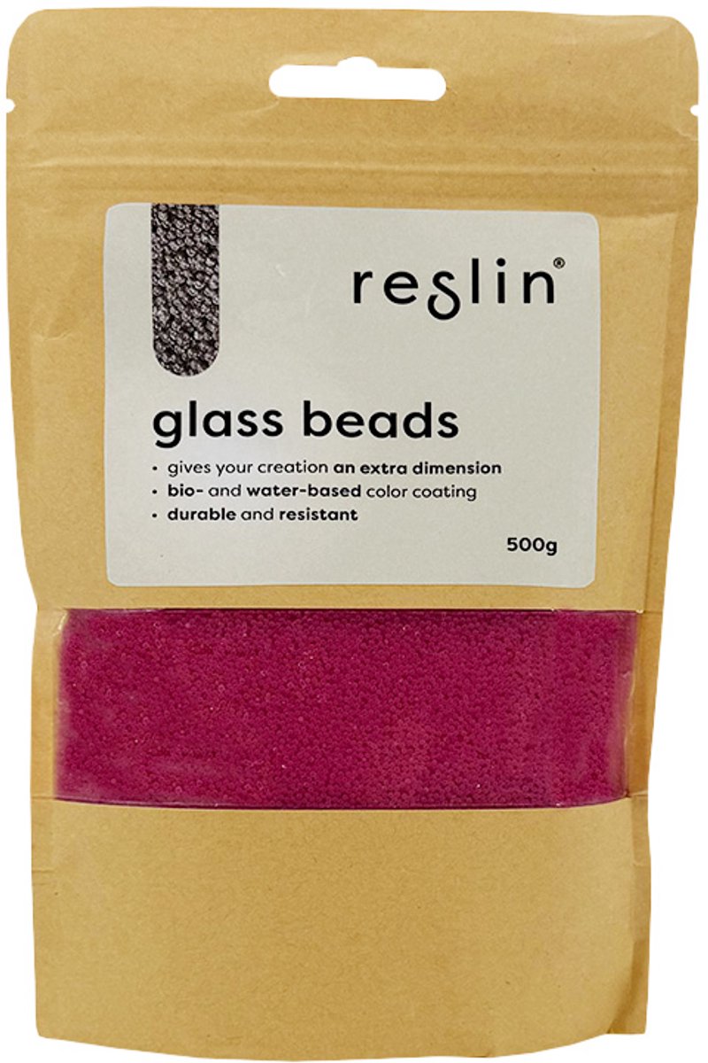 Reslin Glazen Kralen 500 gr Heather Violet