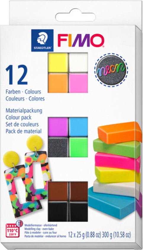 FIMO® Effect Neon Set 12x25 g