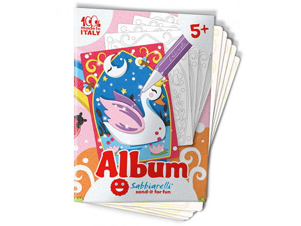 Sabbiarelli Zandschilderen Album de Magische Wereld 5 stuks