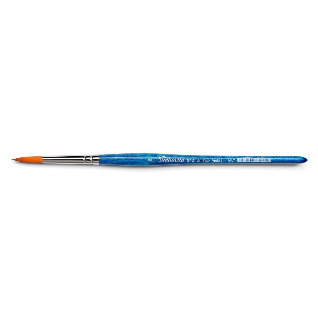 Tintoretto Amber Synthetic Round Brush 2