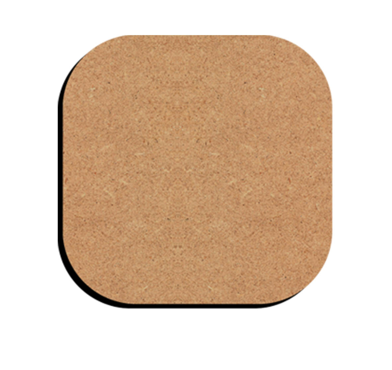 Gomille MDF Untersetzer Quadratisch 10 cm