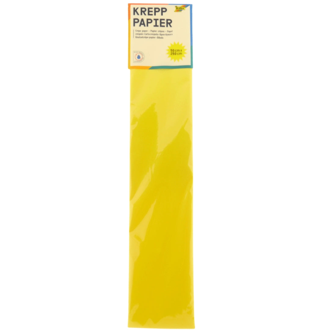 Folia Crepepapier 50x250 cm Geel