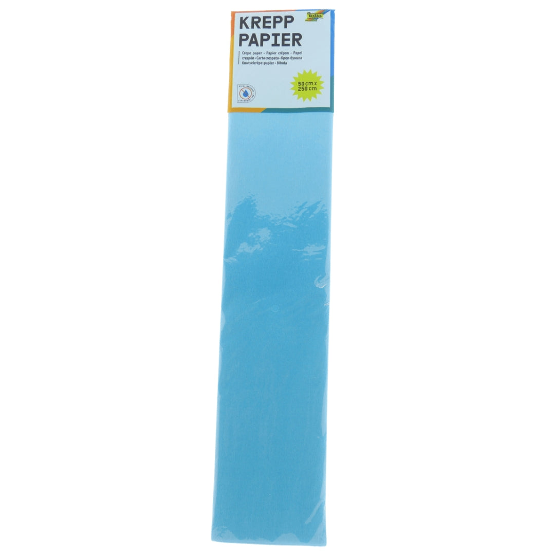 Folia Crepe Paper 50x250 cm Light Blue