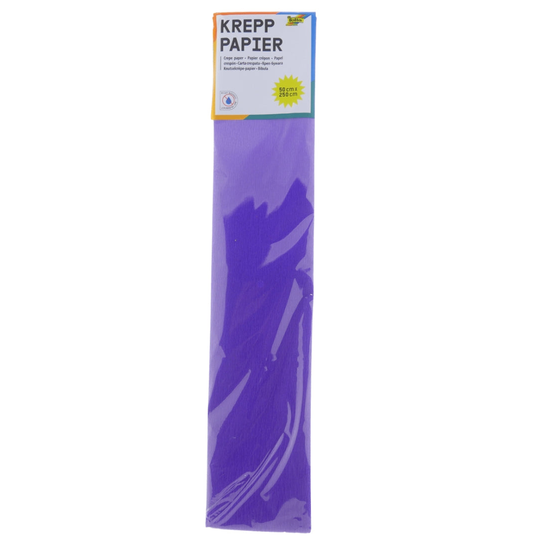 Folia Krepppapier 50x250 cm Dunkelviolett