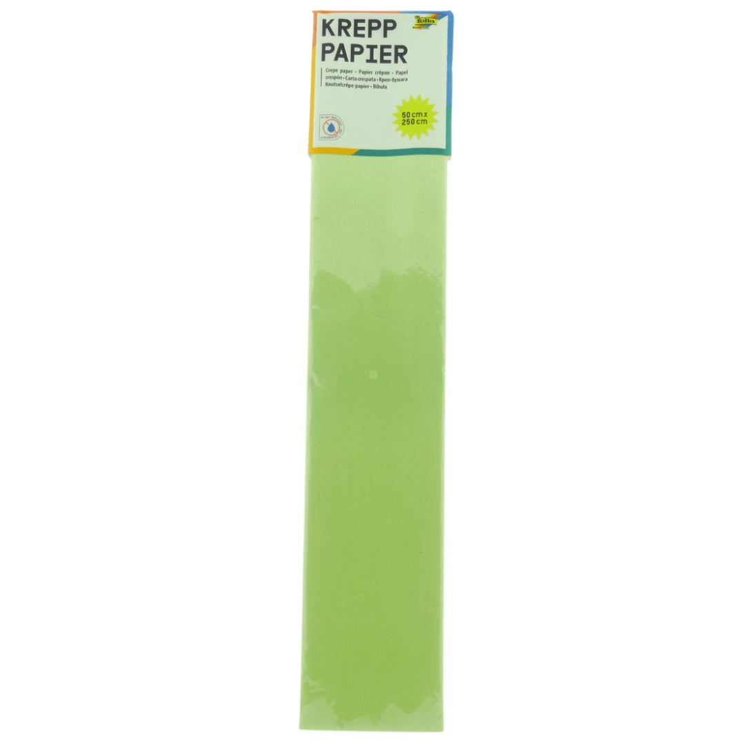 Folia Crepepapier 50x250 cm Lichtgroen