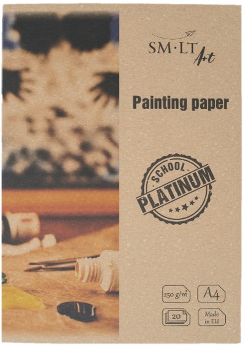 SMLT Zeichenpapier A4 250 g 20 Blatt Weiß