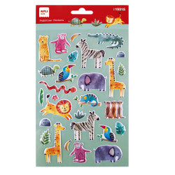 Apli Stickers Safari DIeren 28 stuk
