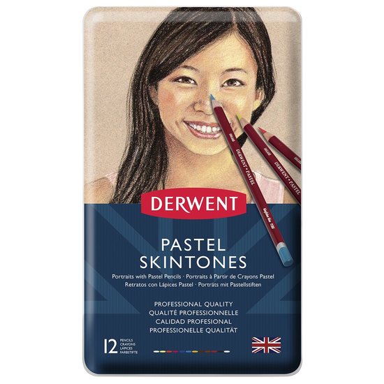 Derwent Pastel Huidskleuren Potloden 12 Stuk