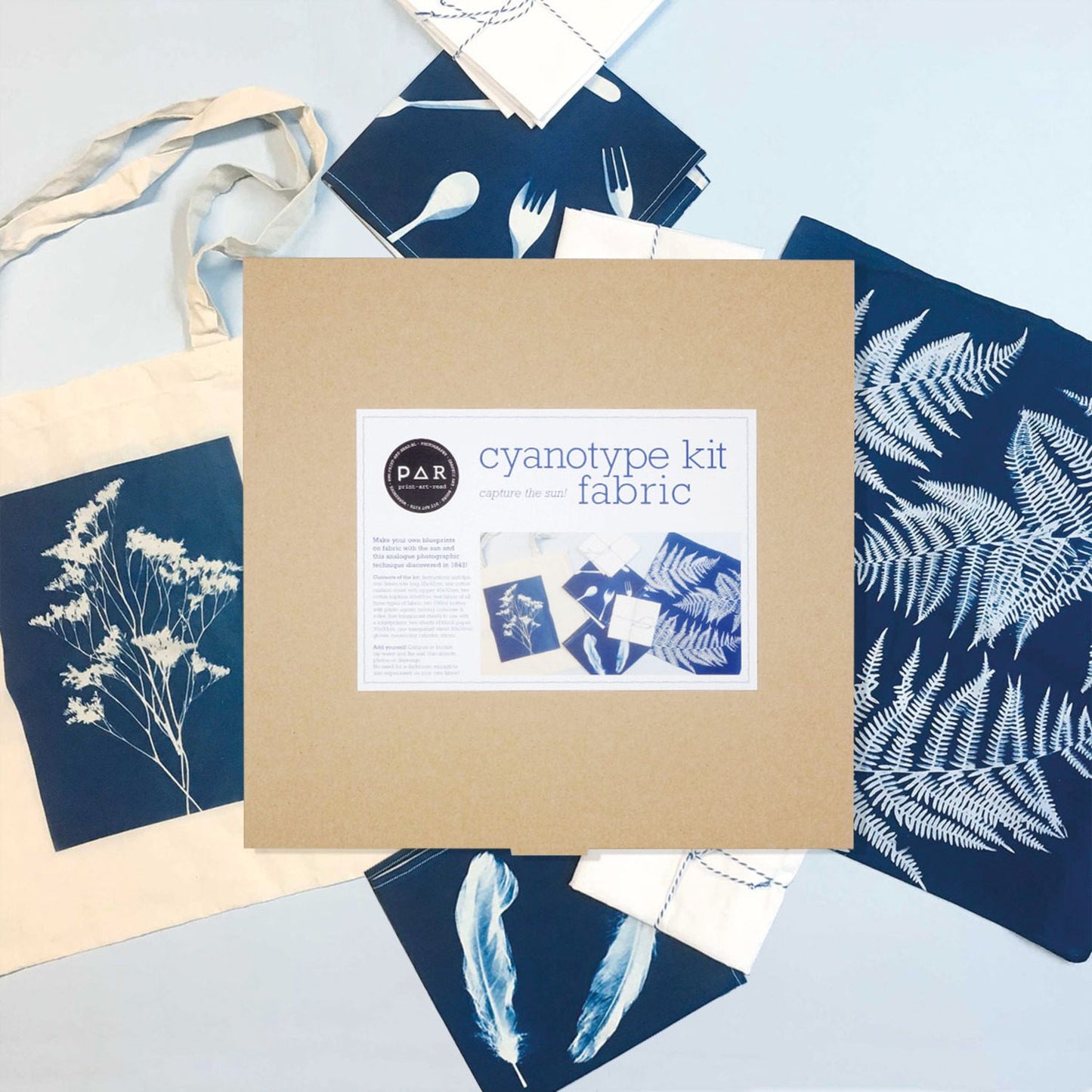 PAR Cyanotype kit Textile
