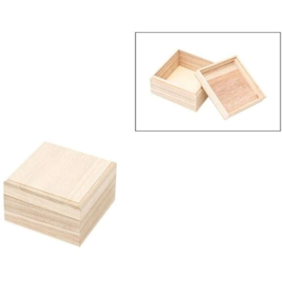 Houten Doosje 10x10x6 cm